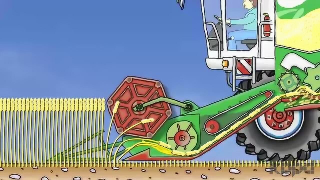 最新收割机操作演示视频,机械奇遇与家的温馨之旅